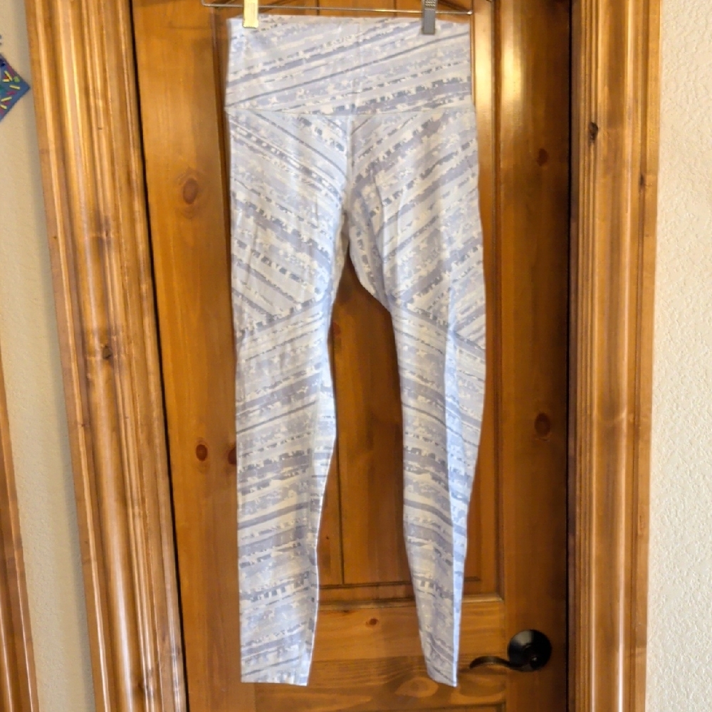 lululemon athletica Gray Patterned Leggings
